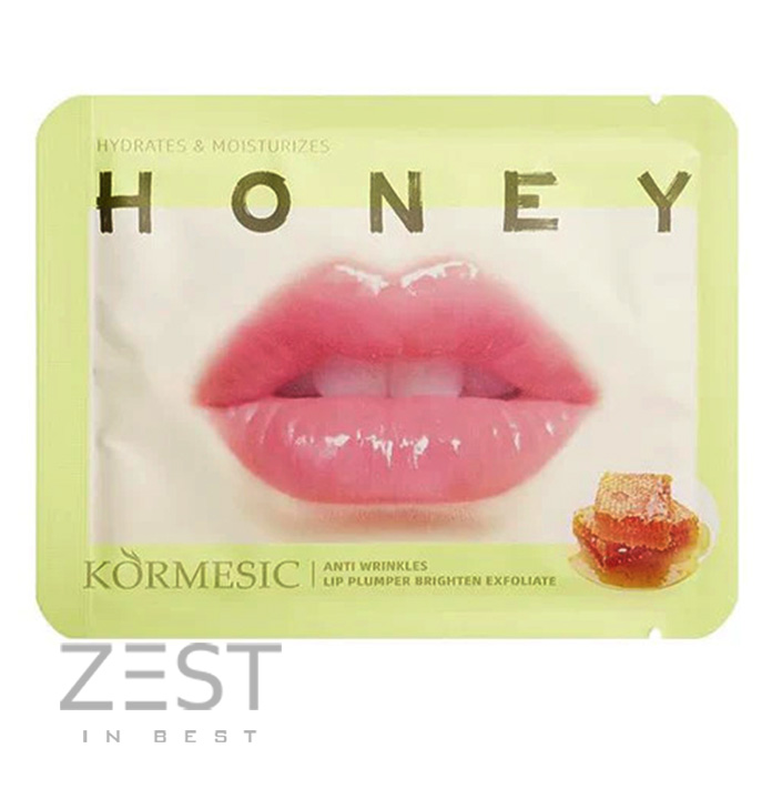 ماسک لب ورقه‌ای عسل Kormesic